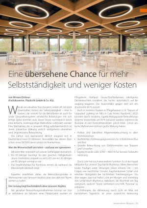 Vorschauseite 1: Eine übersehene Chance für mehr Selbstständigkeit und weniger Kosten