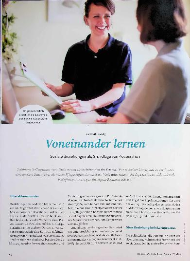 Vorschauseite 1: Voneinander lernen Soziale Beziehungen als Grundlage von Kooperation