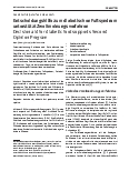 Vorschauseite 1: Entscheidungshilfe zum diabetischen Fußsyndrom unterstützt Zweitmeinungsverfahren