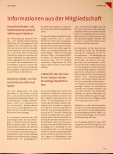 Vorschauseite 2: Informationen aus der Mitgliedschaft
