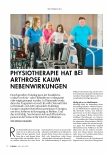 Vorschauseite 1: Physiotherapie hat bei Arthrose kaum Nebenwirkungen.