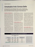 Vorschauseite 1: Umsatzplus trotz Corona-Delle