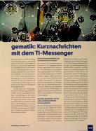 Vorschauseite 1: gematik: Kurznachrichten mit dem TI-Messenger