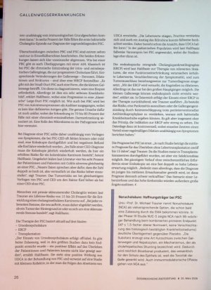 Vorschauseite 3: Gallenwegserkrankungen unterschiedliche Prognosen