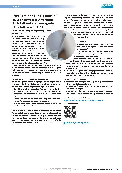 Vorschauseite 4: Umgang mit zentralen Venenkathetern in der pädiatrischen Onkologie: Pflegekräfte starten ein eigenes Projekt zur Qualitätssicherung