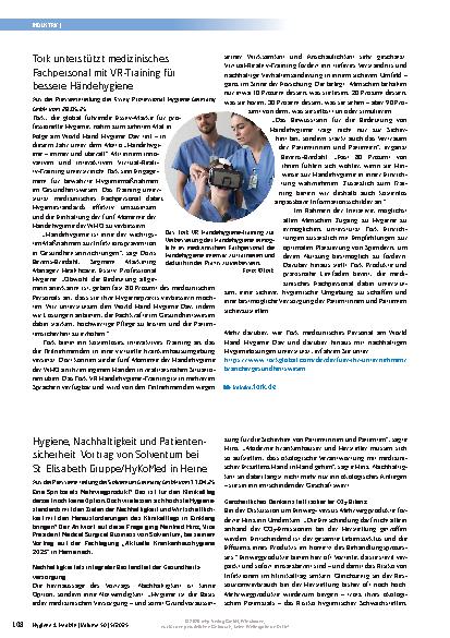 Vorschauseite 5: Umgang mit zentralen Venenkathetern in der pädiatrischen Onkologie: Pflegekräfte starten ein eigenes Projekt zur Qualitätssicherung