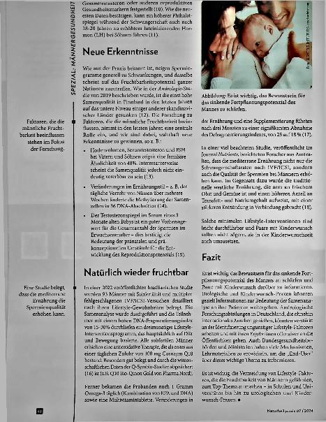 Vorschauseite 3: Verlorenes Potenzial? Wie Männer ihre Zeugungsfähigkeit verbessern können