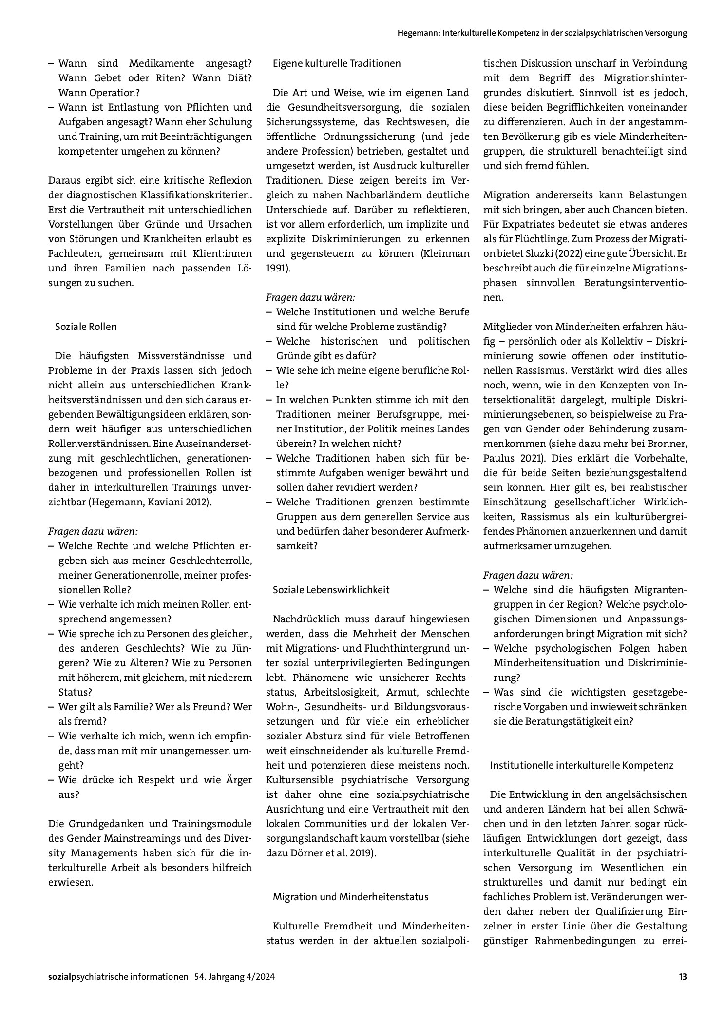 Vorschauseite 3: Interkulturelle Kompetenz in der sozialpsychiatrischen Versorgung