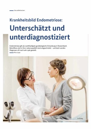 Vorschauseite 1: Krankheitsbild Endometriose: Unterschätzt und unterdiagnostiziert