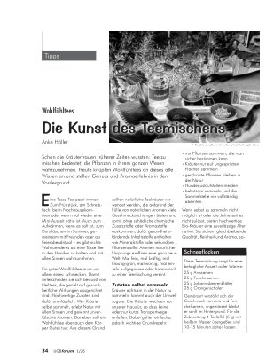 Vorschauseite 1: Die Kunst des Teemischens