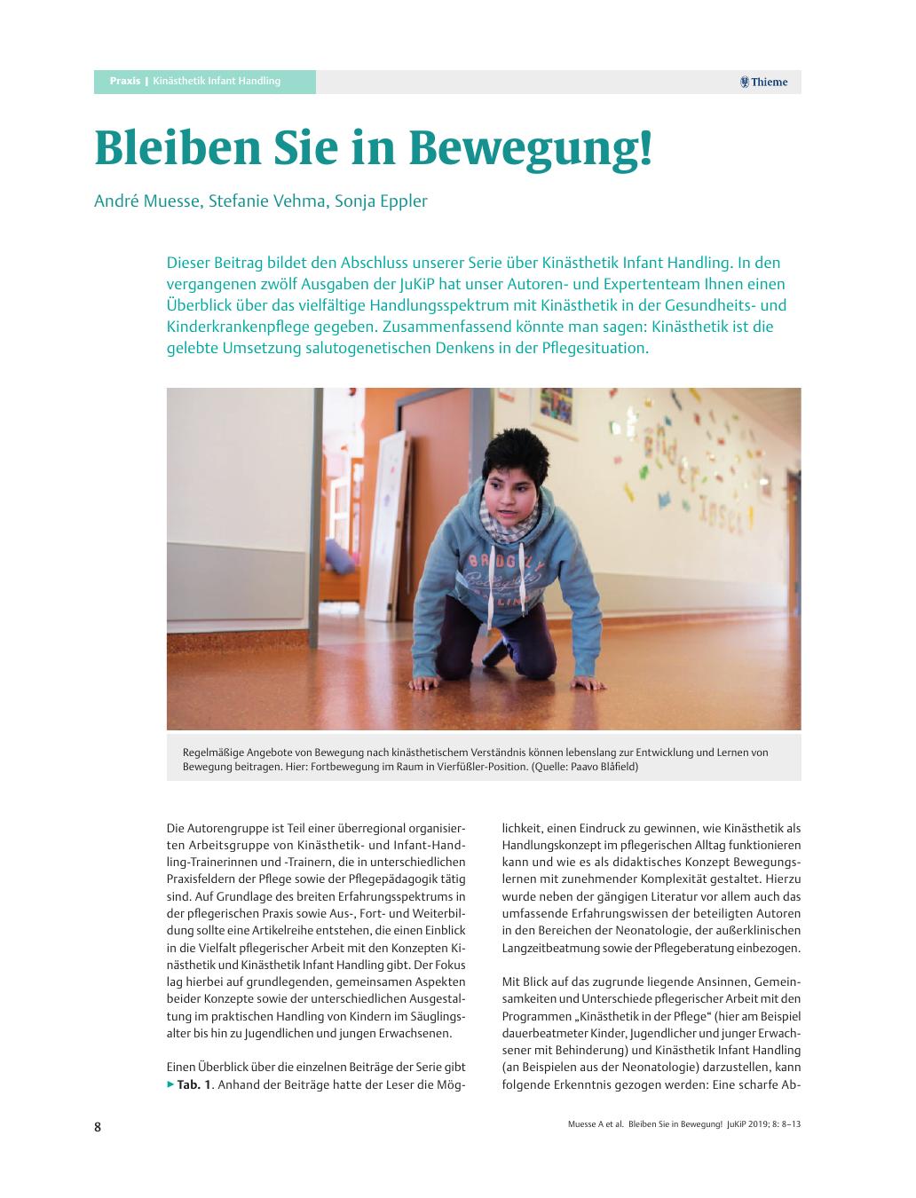 Vorschauseite 1: Bleiben Sie in Bewegung!