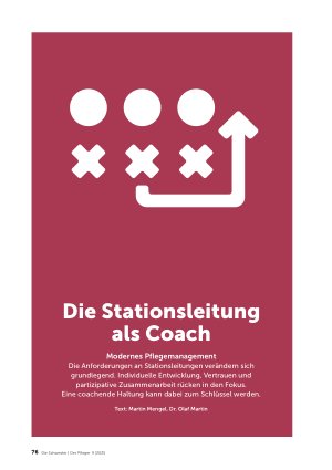 Vorschauseite 1: Die Stationsleitung als Coach