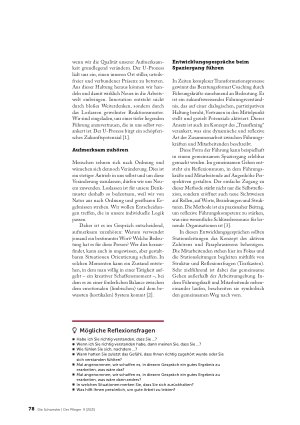 Vorschauseite 3: Die Stationsleitung als Coach