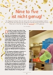 Vorschauseite 1: "Nine to five ist nicht genug!" - Correct!