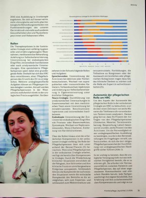 Vorschauseite 2: Pflegeexpert: in Urologie: Eine (noch zu schaffende) Spezialisierung