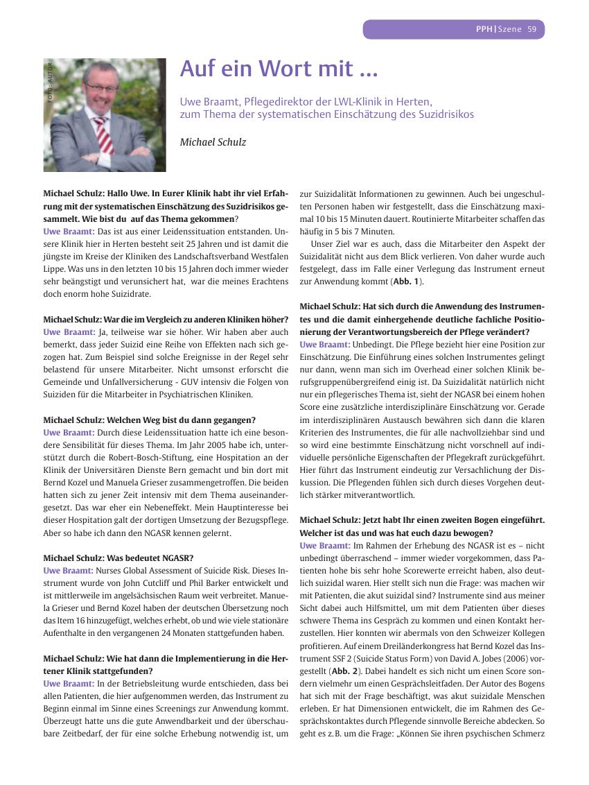 Vorschauseite 1: Auf ein Wort mit …