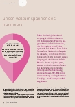 Vorschauseite 1: Unser weltumspannendes Handwerk