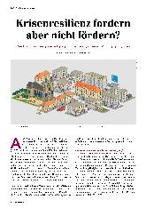Vorschauseite 1: Krisenresilienz fördern aber nicht fordern?