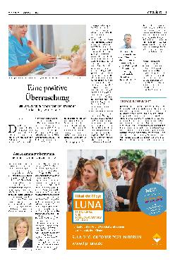 Vorschauseite 1: Eine positive Überraschung
