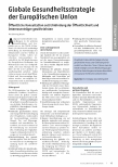 Vorschauseite 1: Globale Gesundheitsstrategie der Europäischen Union