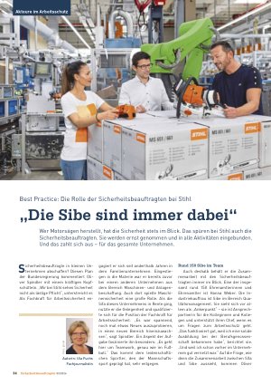 Vorschauseite 1: „Die Sibe sind immer dabei“