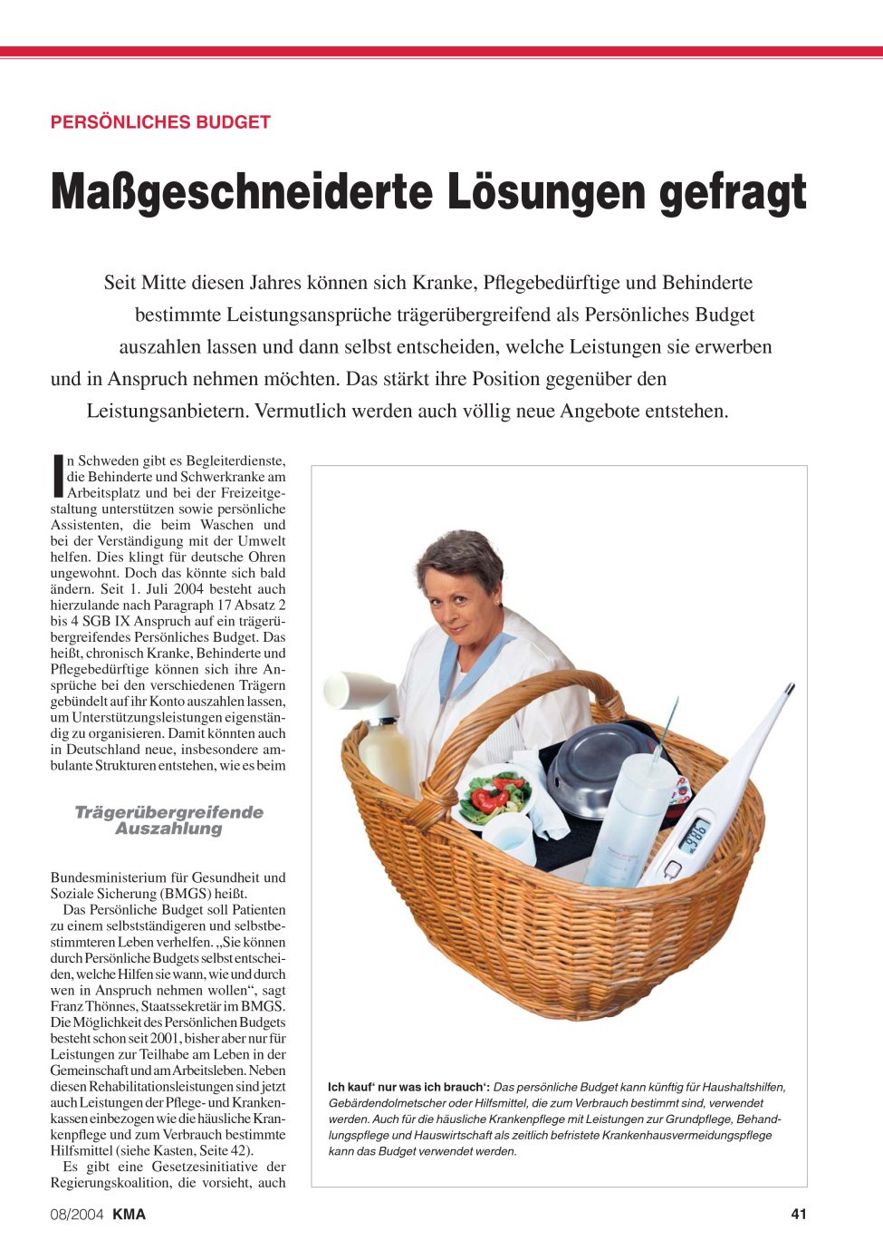 Vorschauseite 1: Maßgeschneiderte Lösungen gefragt