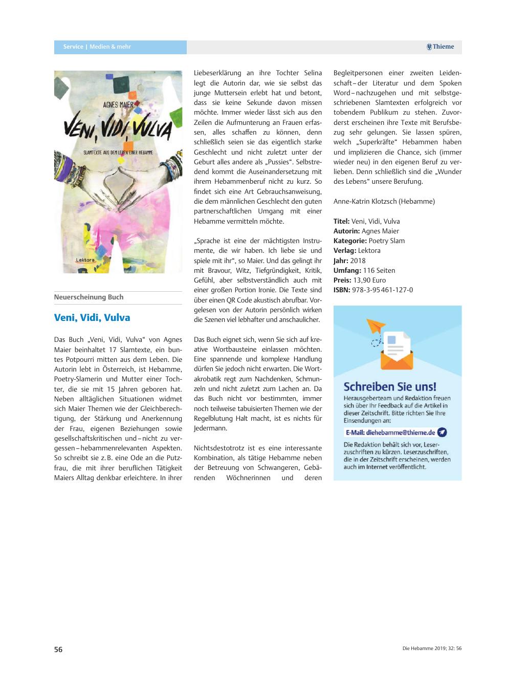 Vorschauseite 1: Veni, Vidi, Vulva