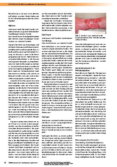Vorschauseite 2: Auswahlkriterien für Wundauflagen – eine Entscheidungshilfe auf der Basis einer Expertenempfehlung