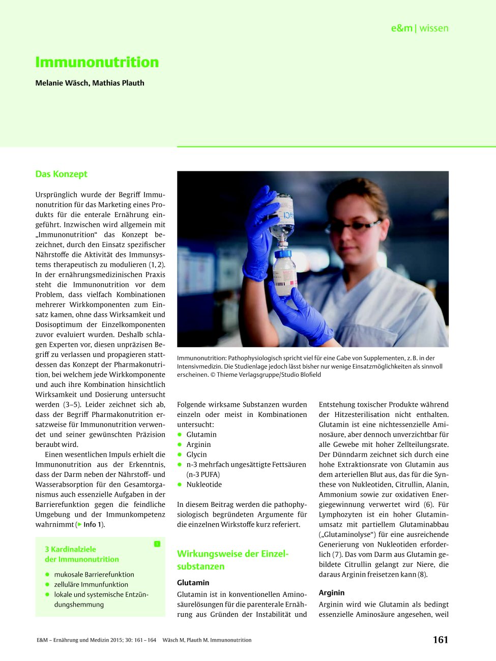 Vorschauseite 1: Immunonutrition