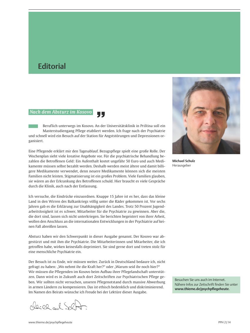 Vorschauseite 1: Editorial