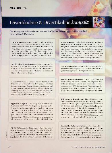 Vorschauseite 1: Divertikulose & Divertikulitis kompakt