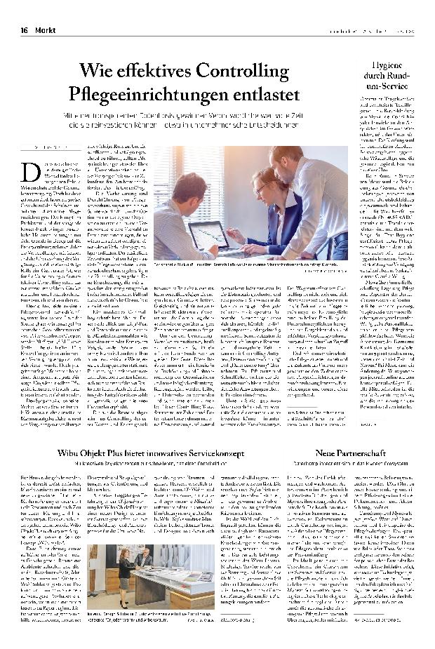 Vorschauseite 1: Wie effektives Controlling Pflegeeinrichtungen entlastet