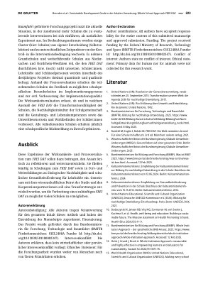 Vorschauseite 4: Sustainable Development Goals in der lokalen Umsetzung: Whole School Approach FREI DAY