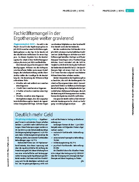Vorschauseite 2: Maßnahmen gegen Gewalt nötig