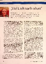 Vorschauseite 1: "Viel Luft nach oben"