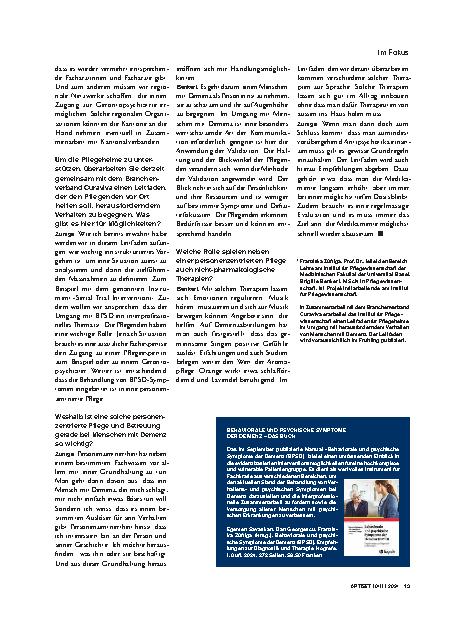Vorschauseite 4: "Die Person schätzen und ihr auf Augenhöhe begegnen"