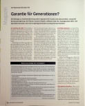 Vorschauseite 1: Garantie für Generationen?