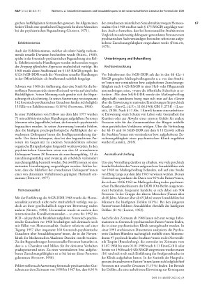 Vorschauseite 5: Sexuelle Deviationen und Sexualdelinquenz in der wissenschaftlichen Literatur der forensischen Psychiatrie der DDR