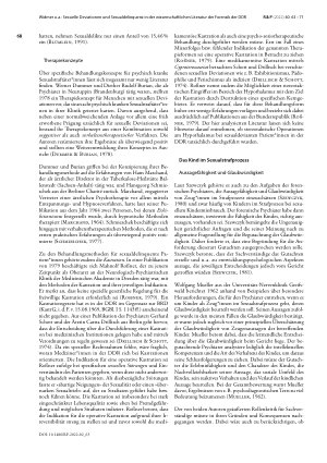Vorschauseite 6: Sexuelle Deviationen und Sexualdelinquenz in der wissenschaftlichen Literatur der forensischen Psychiatrie der DDR
