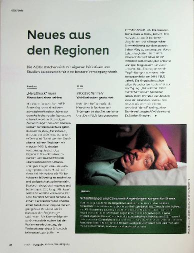 Vorschauseite 1: Neues aus den Regionen