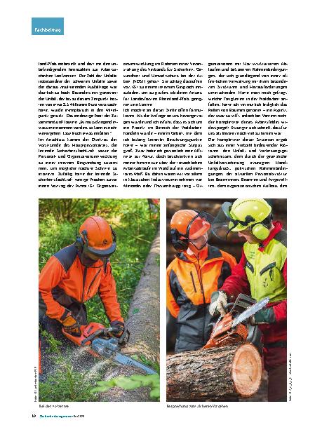 Vorschauseite 2: Best Practice Landesforsten Rheinland-Pfalz BBS in der Waldarbeit