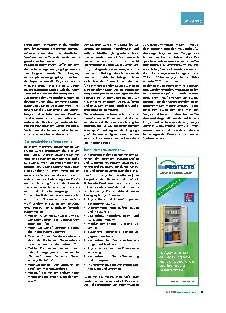Vorschauseite 3: Best Practice Landesforsten Rheinland-Pfalz BBS in der Waldarbeit