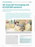 Vorschauseite 1: Als Team die Versorgung mit ECLS/ECMO meistern