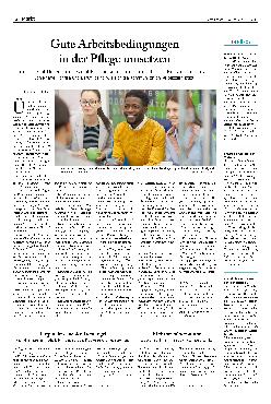 Vorschauseite 1: Gute Arbeitsbedingungen in der Pflege umsetzen