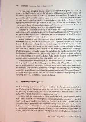 Vorschauseite 3: Wie Frauen mit Gestationsdiabetes die Bewältigungsanforderungen der therapeutisch empfohlenen Ernährungsumstellung im familiären Kontext erleben - ein systematischer Review qualit…