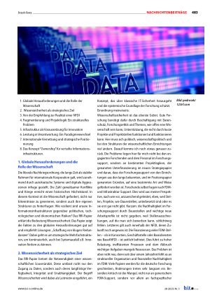 Vorschauseite 2: Wissenschaftliche Informationsinfrastrukturen im Zeitalter globaler Unsicherheiten zwischen Fragmentierung und Verantwortung (“Ownership”)