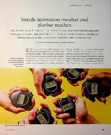 Vorschauseite 1: Soziale Innovation messbar und planbar machen