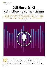 Vorschauseite 1: Mit Sprach-KI schneller dokumentieren