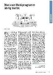 Vorschauseite 1: Was vom Wahlprogramm übrig bleibt