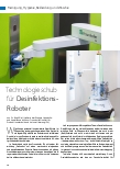 Vorschauseite 1: Technologieschub für Desinfektionsroboter